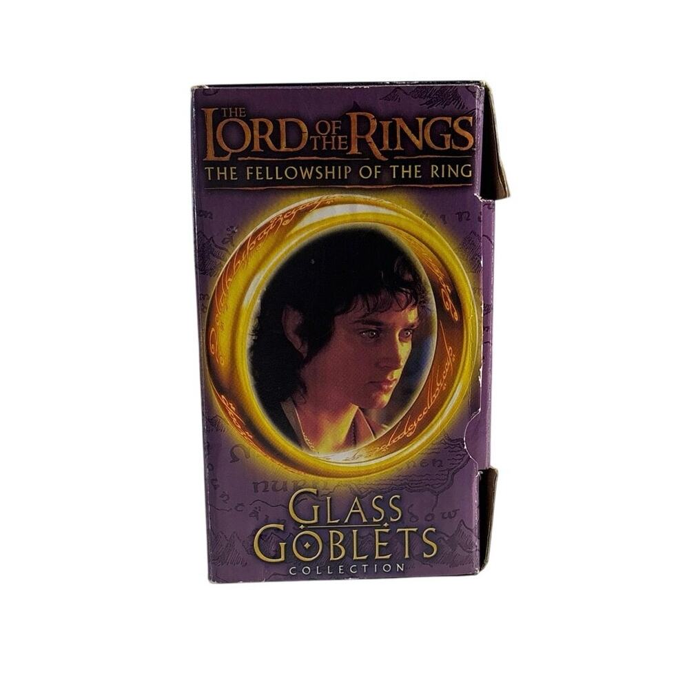 Goblet LOTR Frodo Light-Up Glass 2001 Burger King Promo w/ Box